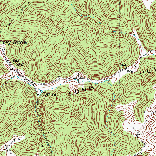 Topographic Map of May, KY