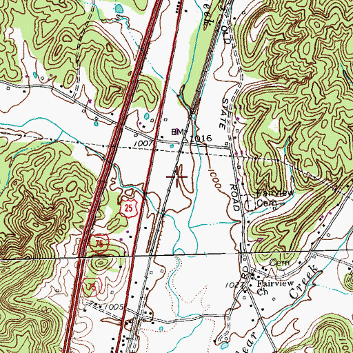Topographic Map of Snider Station (historical), KY