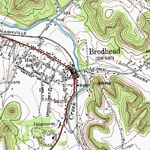Topographic Map of Stigalls Stand (historical), KY