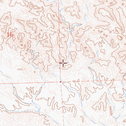 Topographic Map of Arturos Bridge, CA