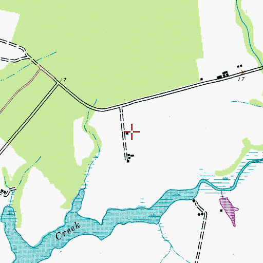 Topographic Map of Cottingham Farm, MD