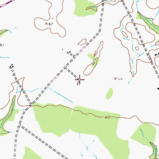 Topographic Map of Kellum Farm, MD