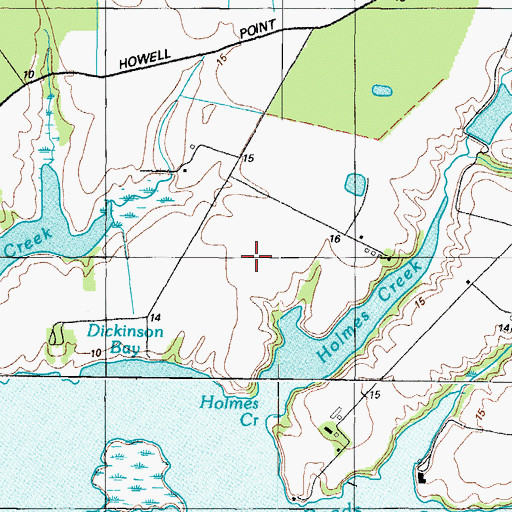Topographic Map of Crosiadore Farm, MD