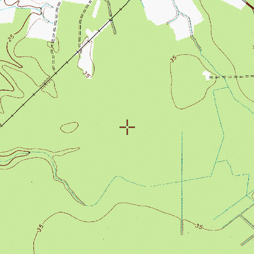 Topographic Map of Central Landfill, MD