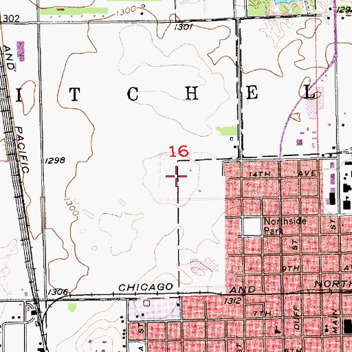 Topographic Map of Drake Field, SD