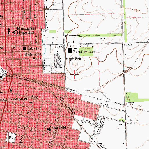 Topographic Map of Children's Educare Center, SD