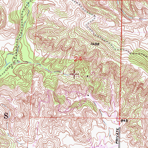 Topographic Map of Calabasas Landfill, CA