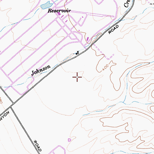 Topographic Map of Johnson Canyon Landfill, CA