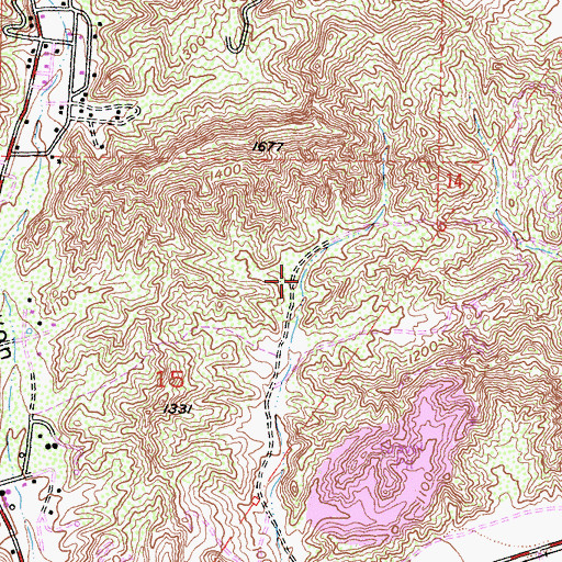 Topographic Map of Chiquita Canyon Landfill, CA