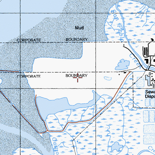 Topographic Map of West Contra Costa Landfill, CA