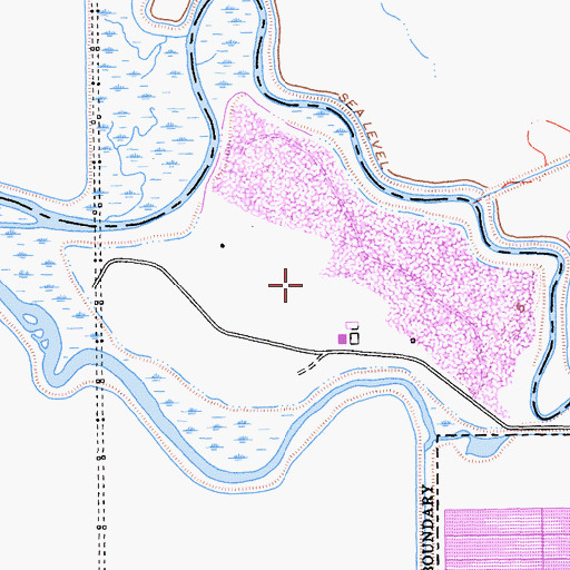 Topographic Map of Milpitas Landfill, CA