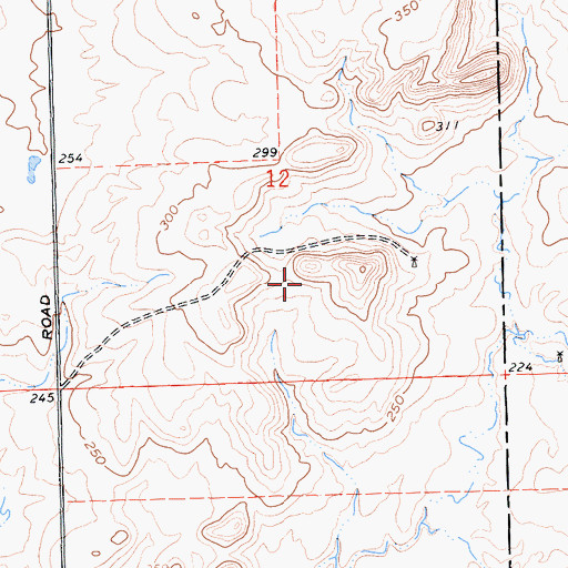 Topographic Map of Foothill Sanitary Landfill, CA