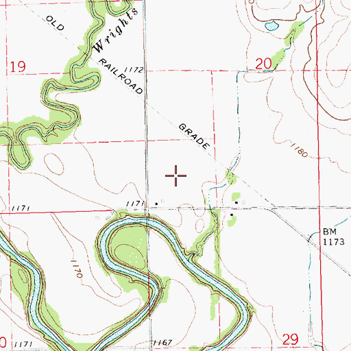 Topographic Map of Redelfs Farms, KS
