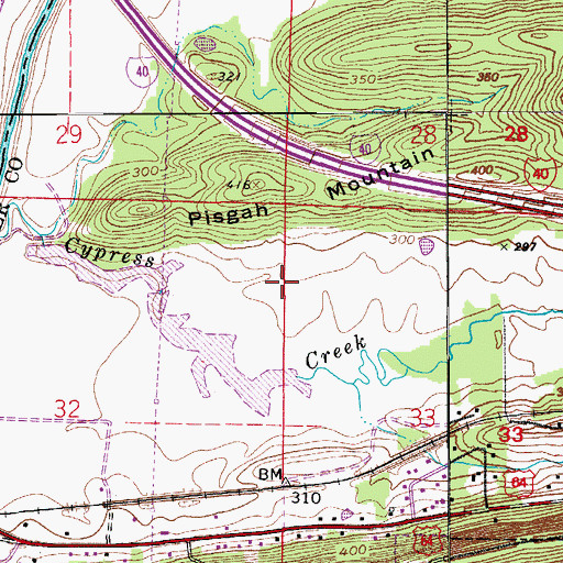 Topographic Map of Conway City Landfill, AR
