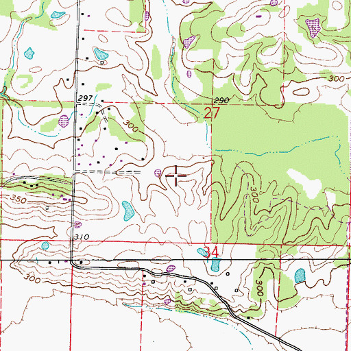 Topographic Map of Morrilton Sanitary Landfill, AR