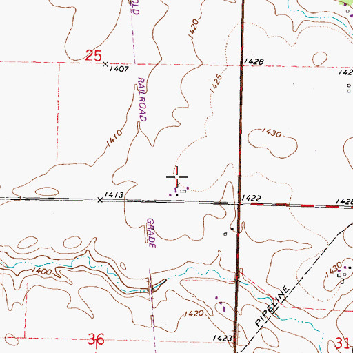 Topographic Map of Double J Farm, IA