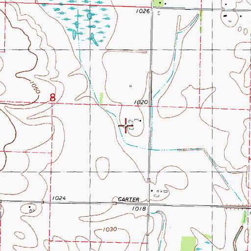 Topographic Map of Solarview Farm, WI