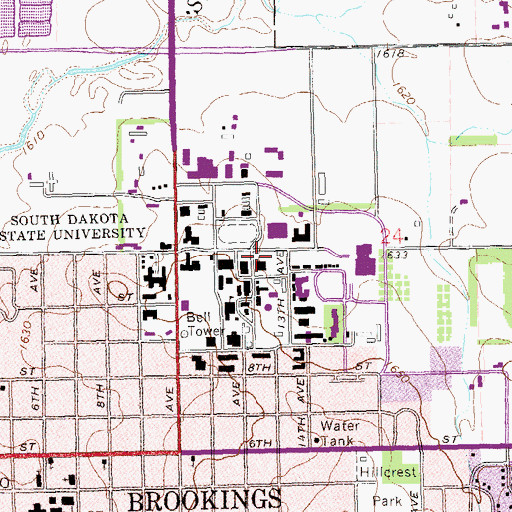 Topographic Map of Medal of Honor Park, SD