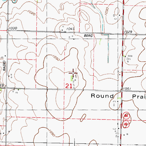 Topographic Map of Schiefelbein Farm, WI