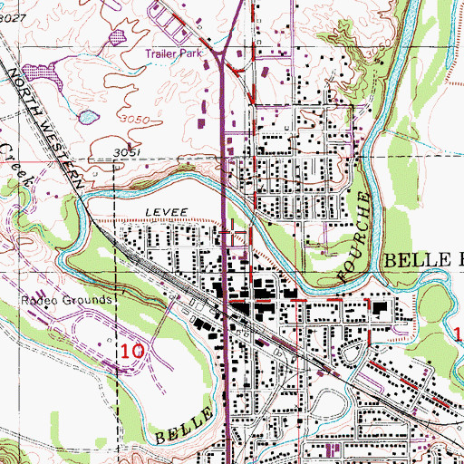 Topographic Map of Tri-State Museum, SD