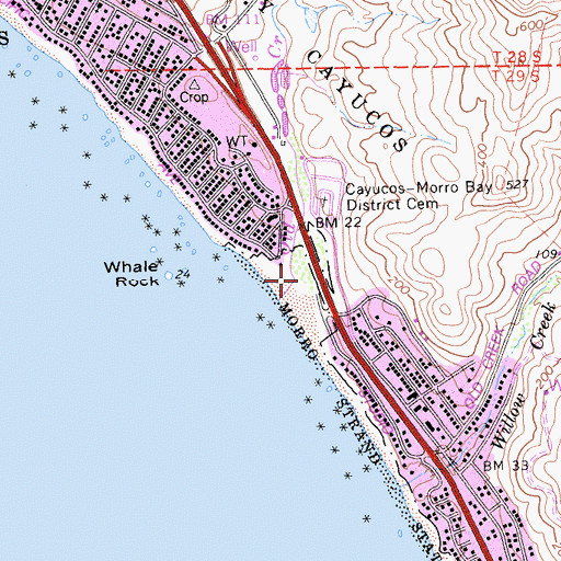Topographic Map of Old Creek, CA