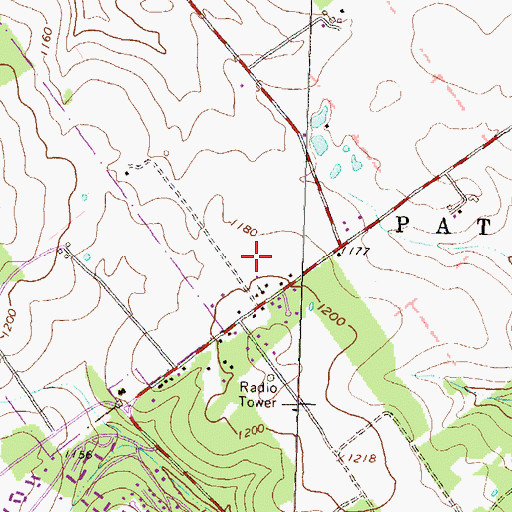 Topographic Map of Kradel Acres Farm, PA