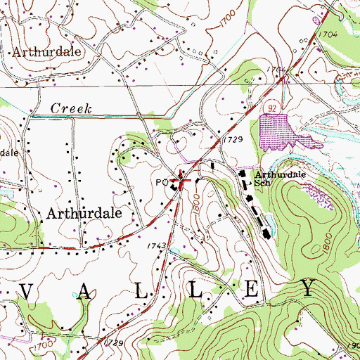 Topographic Map of New Deal Homestead Museum, WV
