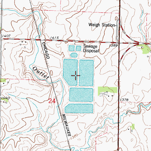 Topographic Map of Storm Lake Wastewater Plant, IA