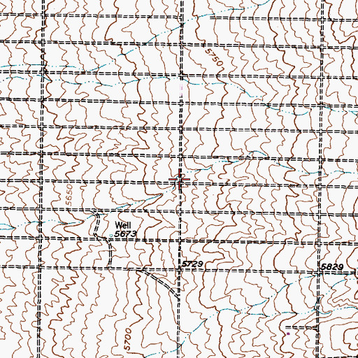 Topographic Map of North Domingo Baca Dam, NM