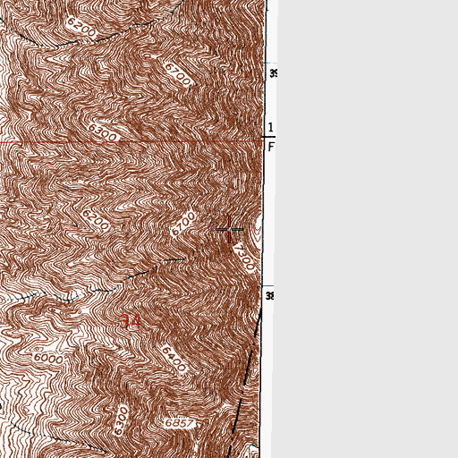 Topographic Map of Rincon Ridge, NM