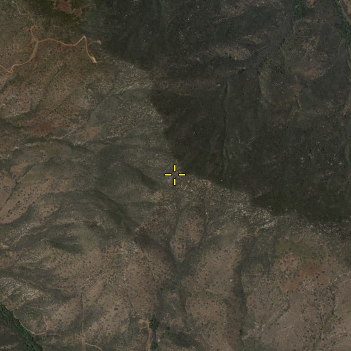 Aerial/Satellite Image of Pala Mountain, CA