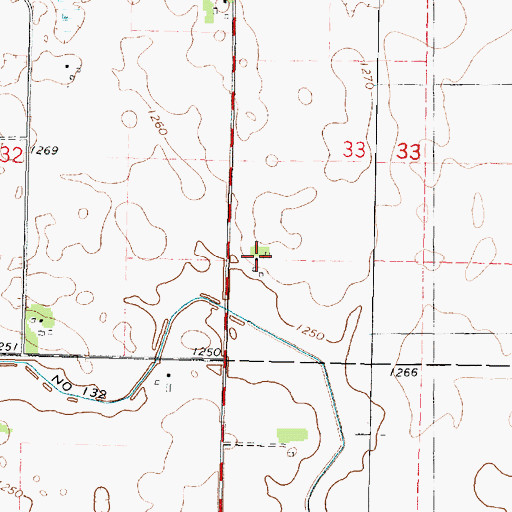 Topographic Map of Generations Farm, IA