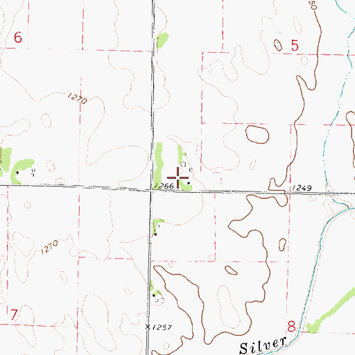 Topographic Map of Wojahn Farm, IA