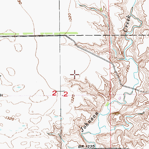 Topographic Map of Millbrook Colony Elementary School, SD