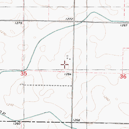 Topographic Map of J and N Farm, IA