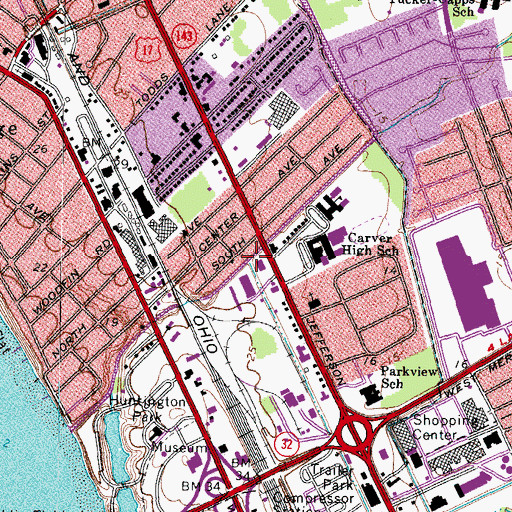 Topographic Map of Government Ditch, VA