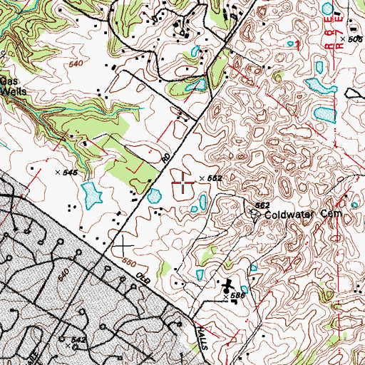 Topographic Map of Marais des Liards (historical), MO
