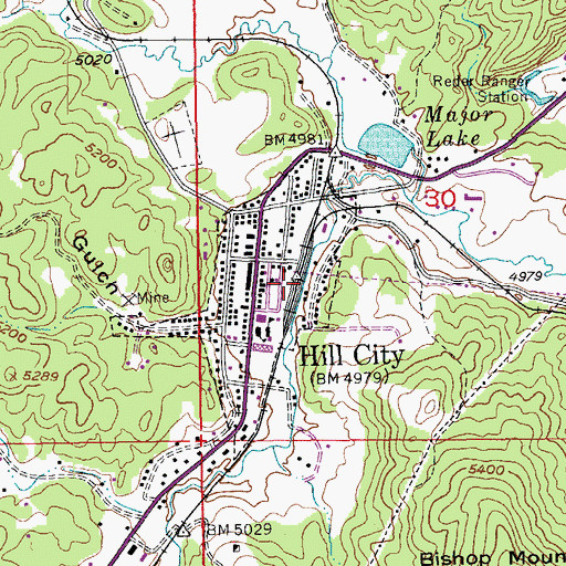 Topographic Map of South Dakota State Railroad Museum, SD