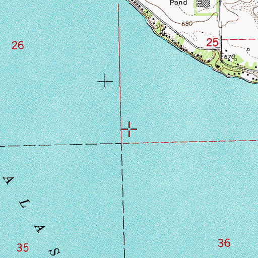 Topographic Map of Broken Gun Island, WI