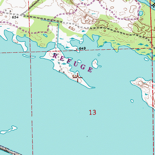 Topographic Map of Kleps Island, WI