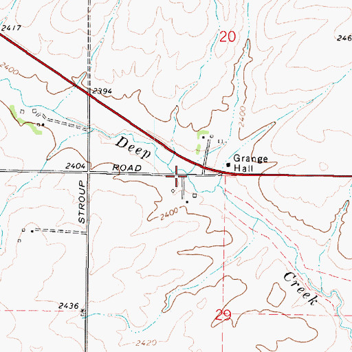 Topographic Map of Sunset Highway Bridge, WA
