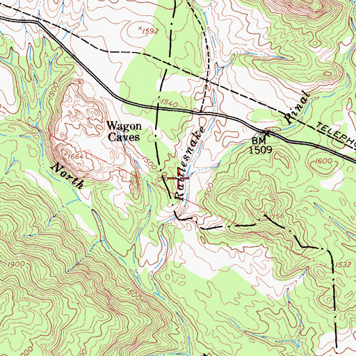 Topographic Map of Pinal Creek, CA