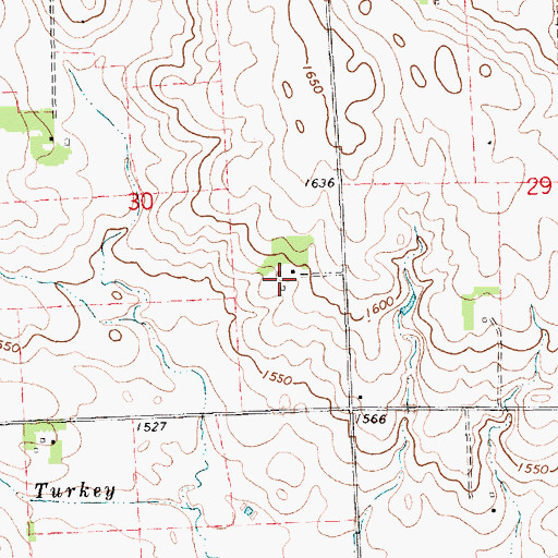 Topographic Map of Cameron Colony Elementary School, SD
