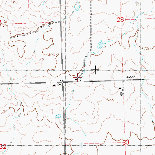 Topographic Map of Lateral 925, ID