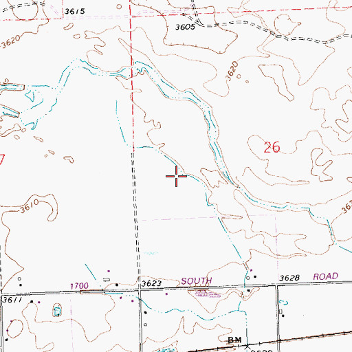 Topographic Map of Lateral B1A1, ID