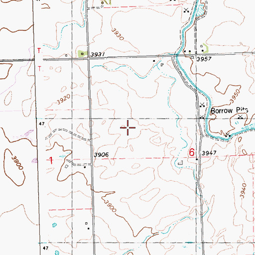 Topographic Map of Lateral H2, ID