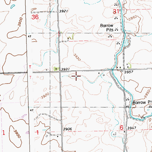 Topographic Map of Lateral H3, ID