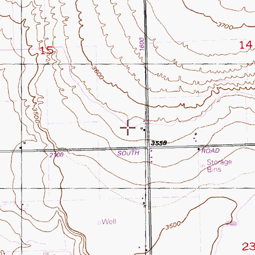 Topographic Map of Lateral LS, ID