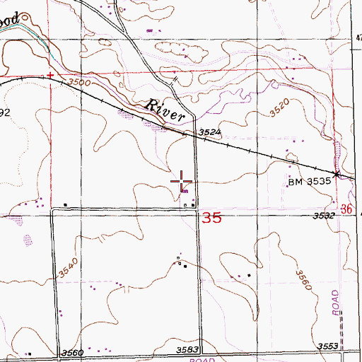 Topographic Map of Lateral NB1, ID