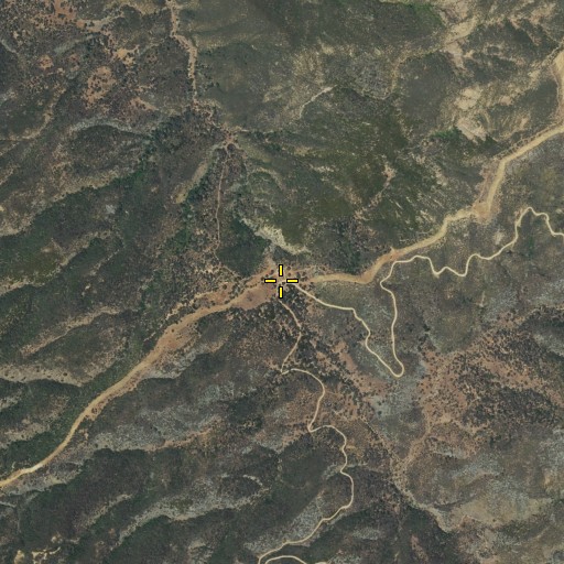 Aerial/Satellite Image of Pine Flat, CA